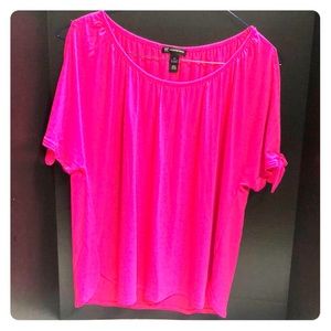 INC hot pink blouse